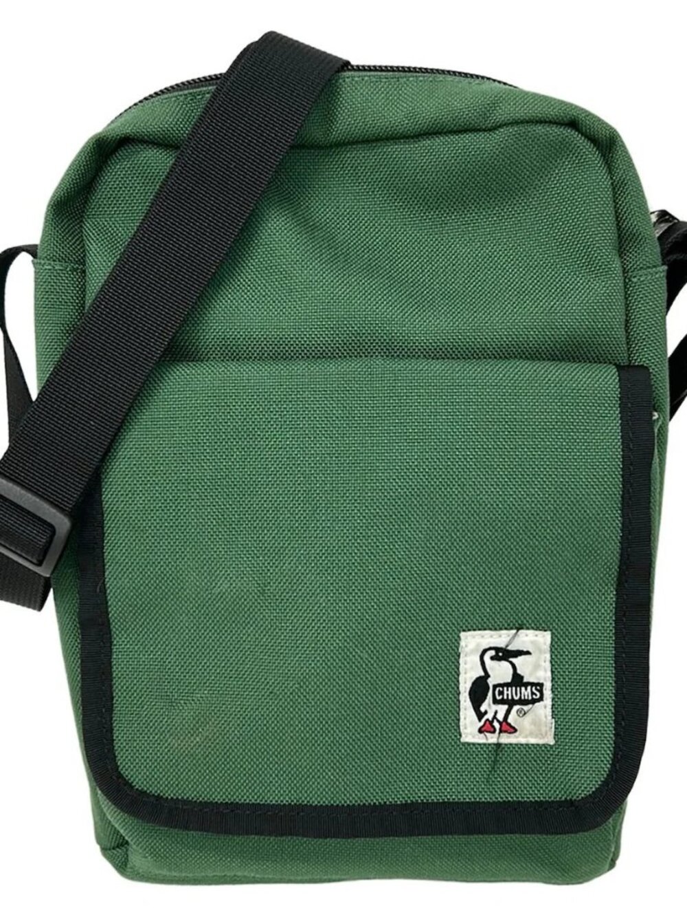 CHUMS Green Nylon Shoulder Bag